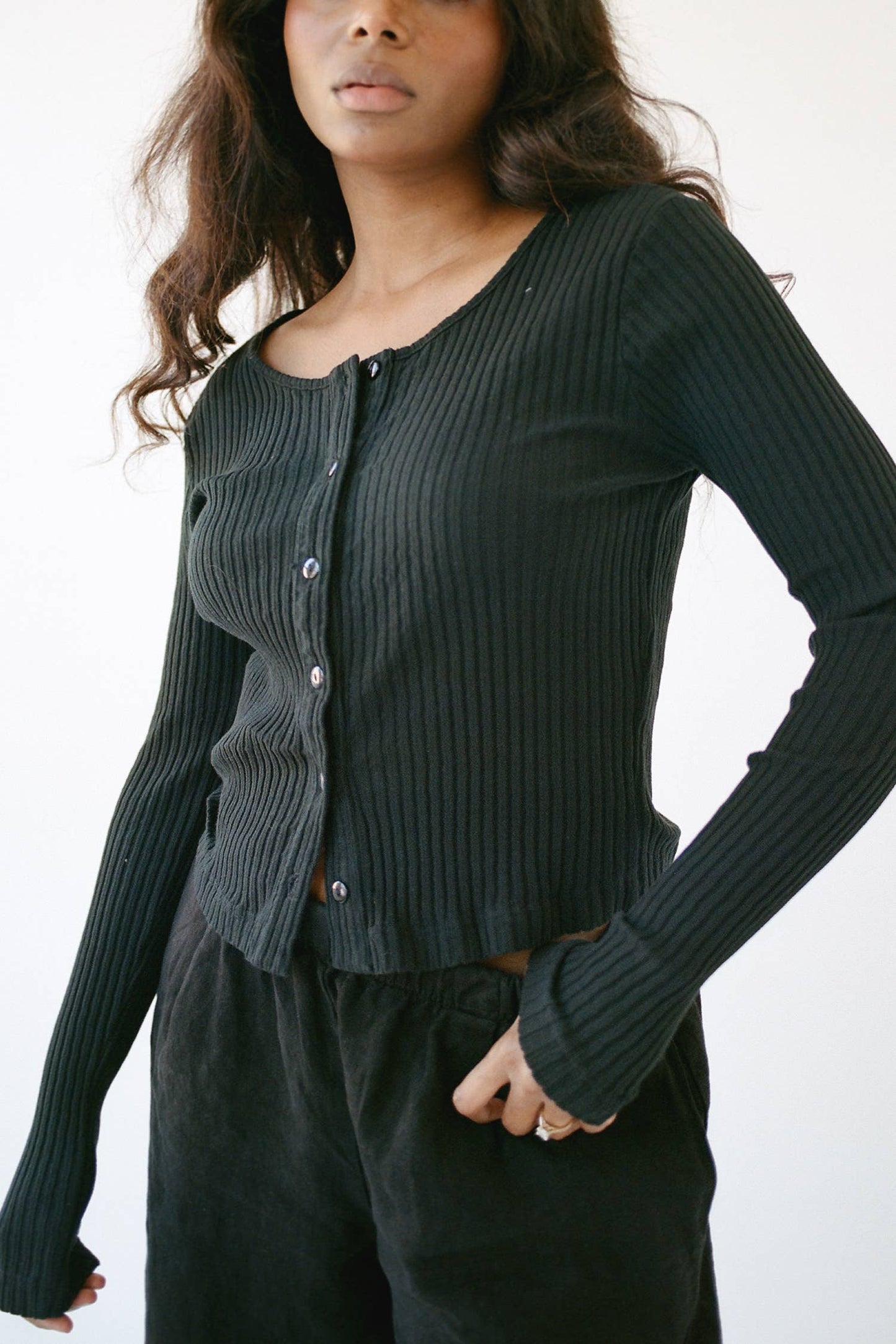 The Onyx Cardigan - Organic